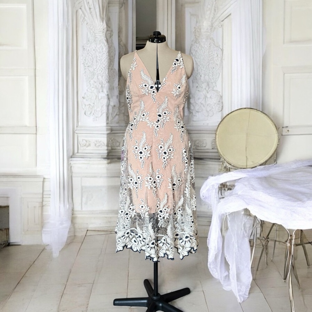 Dress the Population Size Large Audrey Dress Size L NWOT
